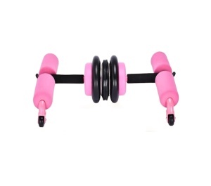 Roata multifunctionala dubla pentru abdomene, flotari, POWRX, din otel inoxidabil - Img 1