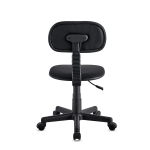 Scaun Birou Kiwari® Fen, Spatar si Sezut Tapitat, Reglabil pe Inaltime, Roti duble, Compact, Capacitate 120 kg, Negru - Img 8
