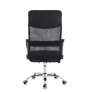 Scaun Birou Kiwari® Vonn, Spatar Mesh, Sezut Confortabil, Reglabil pe Inaltime, Baza Metal Rotativa, Design Ergonomic, Capacitate 120 kg, Negru - Img 8