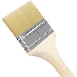 Set 12 de pensule Kurtzy, 21.5 x 10.16 cm, multifunctionale, pensule profesionale pentru vopsit si lacuit, maner din lemn, Maro - Img 7