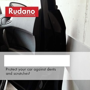 Set 2 x Protectie de perete de garaj, Rudano, spuma autoadeziva, alb, 2 m, extra gros, 7 mm - Img 2