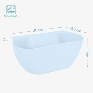 Set 2x Cos de colectare a deseurilor de bucatarie, 4 litri, 29 x 12 x 11 cm, 46978.02 - Img 4