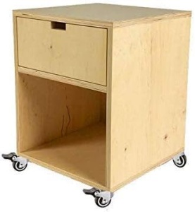 Set 4 roti pivotante GBL, pentru transport, 25 mm, cu 2 frane, argintiu, sarcina maxima de incarcare 40 kg - Img 3