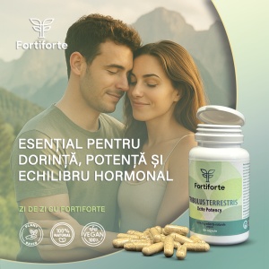 Supliment alimentar TRIBULUS TERRESTRIS Xcite Potency, Fortiforte, 60 capsule - Img 3