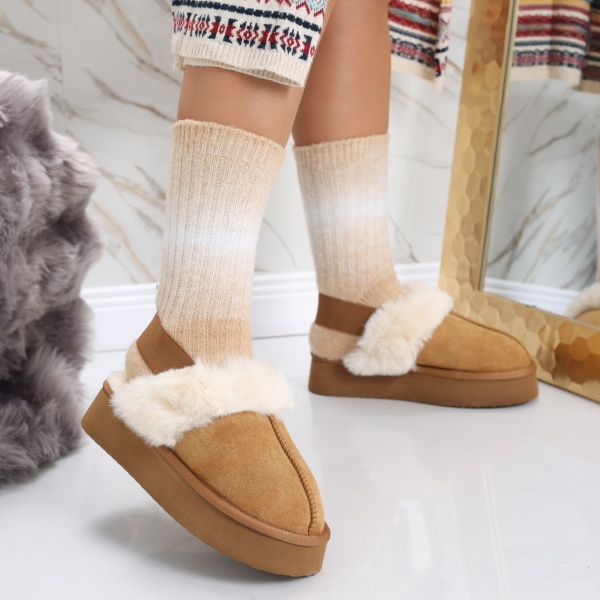 Camel Camel szarvasbőr Női Moc Loafers Arven bőrben