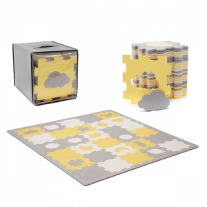 KINDERKRAFT PODLOGA ZA IGRU 3D LUNO SHAPES YELLOW - Img 1