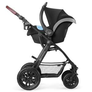 KINDERKRAFT XMOOV KOLICA ZA BEBE SET 3U1 BLACK - Img 3