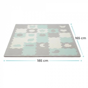KINDERKRAFT PODLOGA ZA IGRU 3D LUNO SHAPES MINT - Img 2