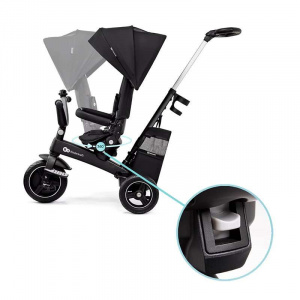 KINDERKRAFT TRICIKL EASY TWIST 2U1 BLACK - Img 3