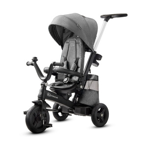 KINDERKRAFT TRICIKL EASY TWIST 2U1 PLATINUM GREY - Img 1