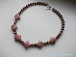 Rhodonite necklaces