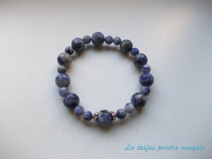 Sodalite elastic bracelet