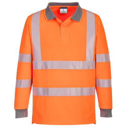Eco Hi-Vis L/S Polo (6 pack)