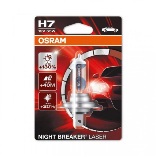 H7 Osram Nightbreaker LASER 12V 55W