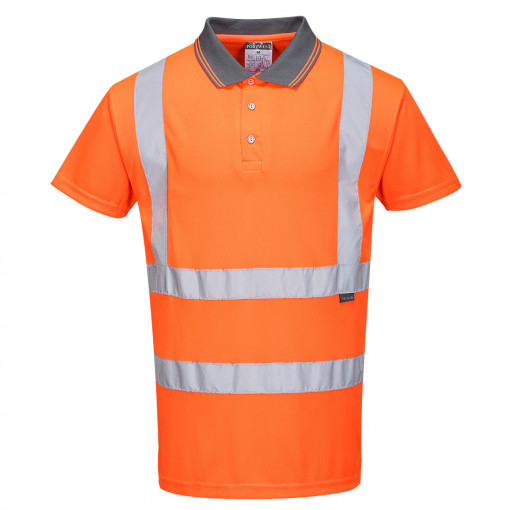 Tricou Polo cu Maneci Scurte Hi-Vis RIS