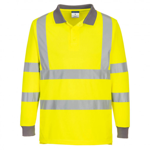 Eco Hi-Vis L/S Polo (6 pack)
