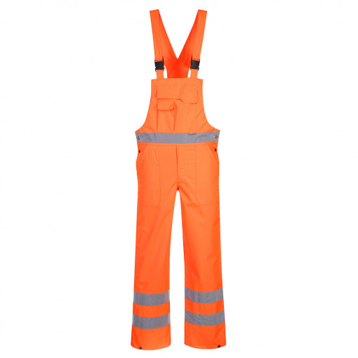 Pantaloni cu pieptar Hi-Vis- necaptusiti