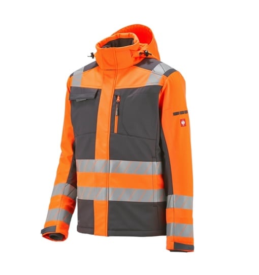 High-vis winter softshell jacket e.s.motion 24/7