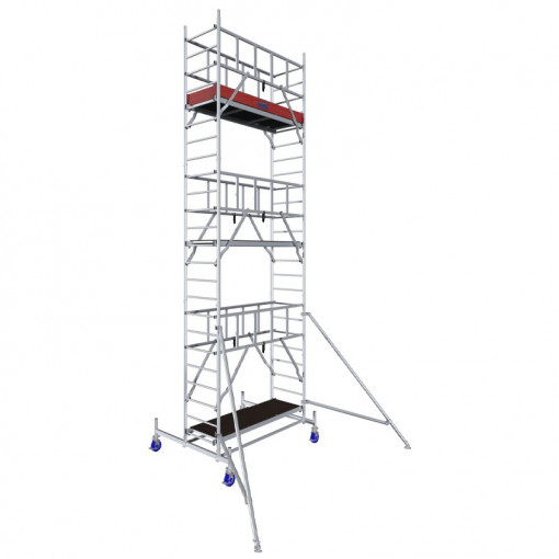 SCHELA PROTEC ALUMINIU MOBILA 0,7 x 2m, 7,30m (0+2+3+4+(2xESTACADE))