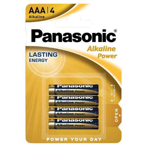 Set 4 baterii Panasonic Alkaline Power LR3 AAA