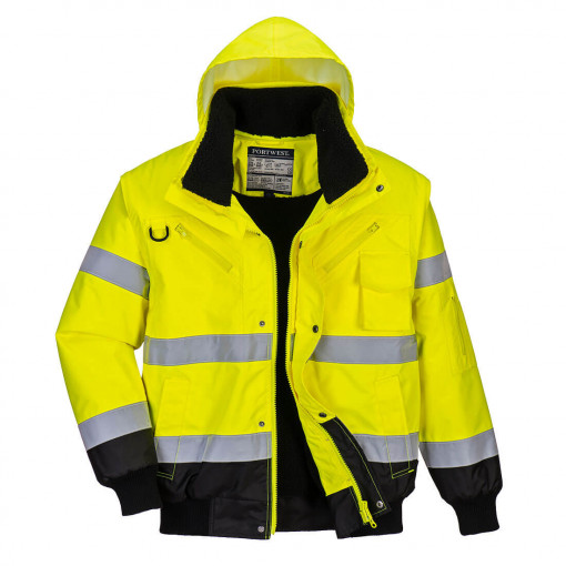 Jacheta Contrast Bomber Hi-Vis