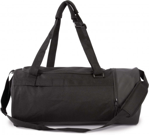 TUBULAR SPORTS BAG WITH SEPARATE SHOE COMPARTMENT