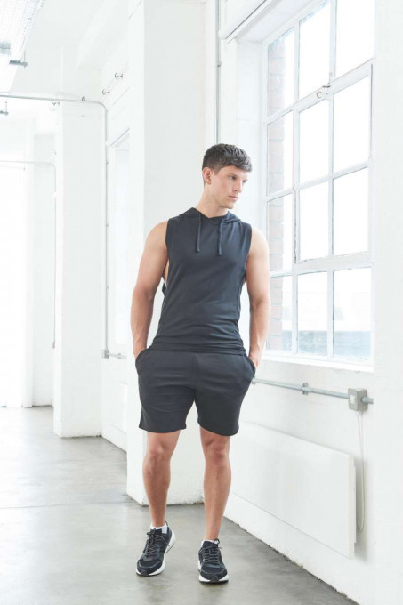 URBAN SLEEVEESS MUSCLE HOODIE