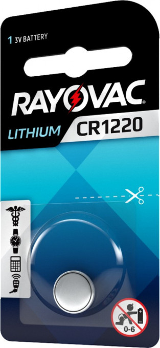 Baterie CR 1220 Litiu Rayovac 3V (CR1220)