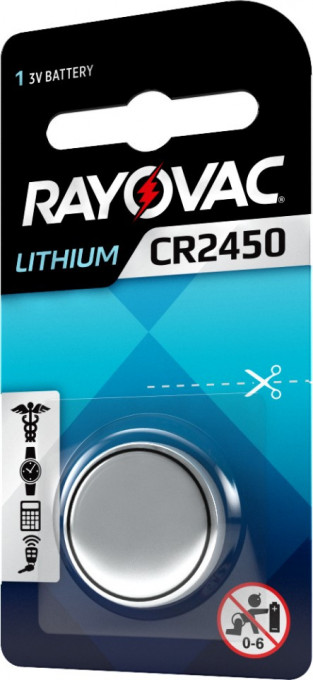 Baterie Litiu CR2450 Rayovac 3V