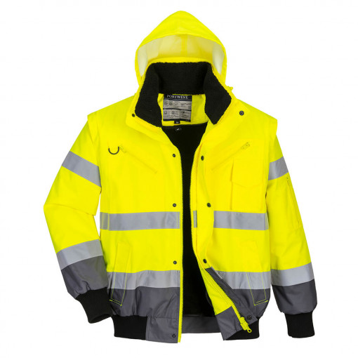 Jacheta Contrast Bomber Hi-Vis
