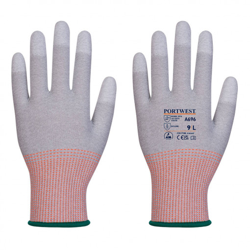 LR13 ESD PU Palm Glove - 12 perechi