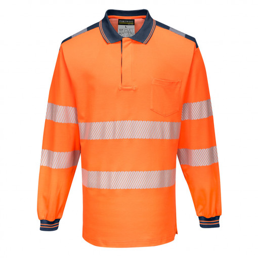 PW3 Hi-Vis Tricou Polo L/S
