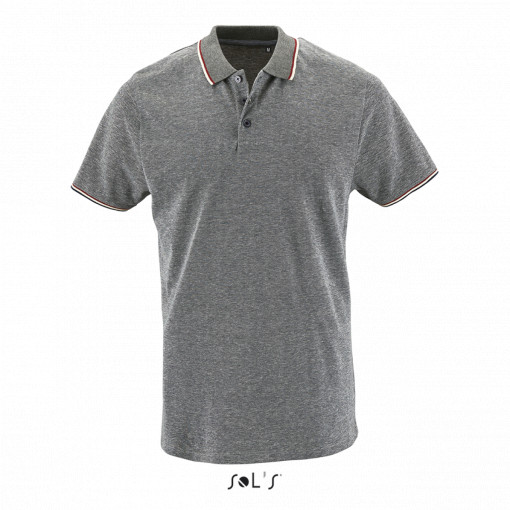 SOL'S PANAME MEN - HEATHER POLO SHIRT
