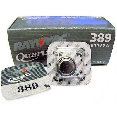 Baterii ceas Rayovac 389 (AG10) oxid argint 10 buc