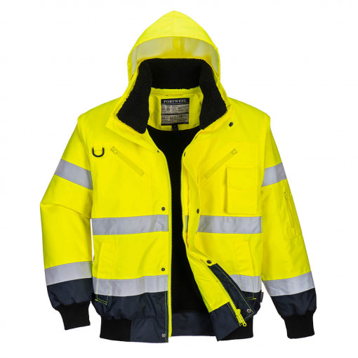 Jacheta Contrast Bomber Hi-Vis