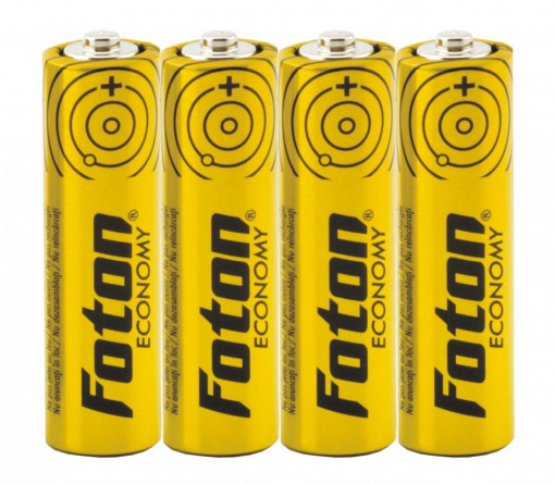 Set 4 Baterii R3 Foton Economy 1.5V