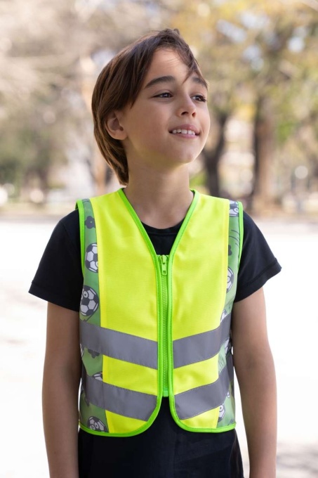 VESTĂ DE SIGURANȚĂ PENTRU COPII KXACTION (CO2 NEUTRE) - ACȚIUNE