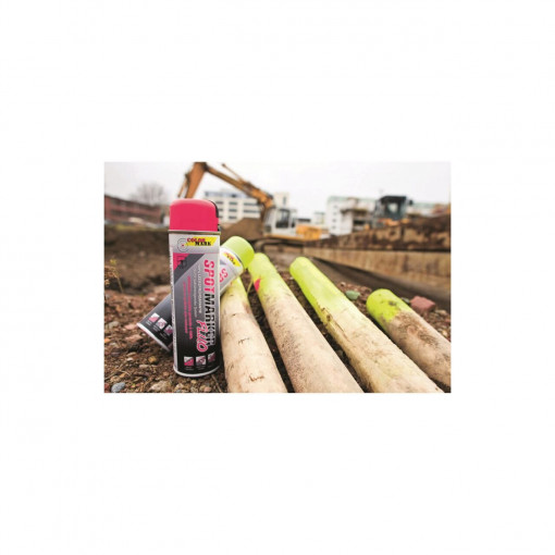Vopsea spray pentru marcaje industriale COLORMARK Spotmarker, 500ml