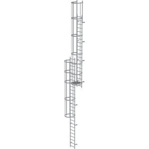 SCARA DE ACCES / EVACUARE / INCENDIU, OTEL ZINCAT, DIN 14094-1, 11,76m