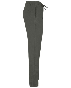 ECO-FRIENDLY MEN'S LINEN WASHED EFFECT TROUSERS - Img 4