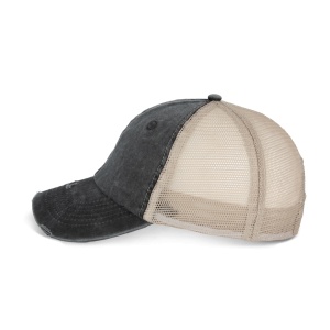 ECO-FRIENDLY UNISEX RIPPED EFFECT TRUCKER CAP - Img 11