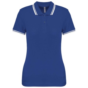 LADIE'S SHORT-SLEEVED POLOSHIRT WITH CONTRASTING PIPING - Img 6