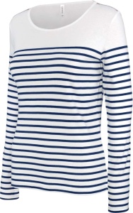 LADIES’ LONG-SLEEVED BRETON STRIPE TOP - Img 4