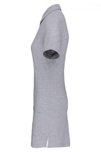 LADIES’ SHORT-SLEEVED LONGLINE POLO SHIRT - Img 3