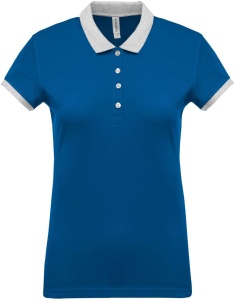 LADIES’ TWO-TONE PIQUÉ POLO SHIRT - Img 5