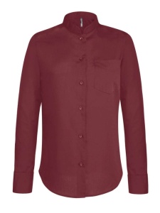 LADIES' LONG-SLEEVED MANDARIN COLLAR SHIRT - Img 2