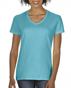 LADIES' MIDWEIGHT V-NECK TEE - Img 8