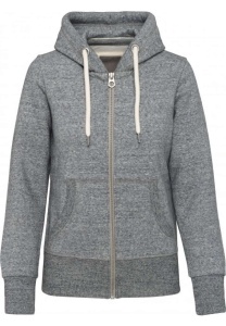 LADIES' VINTAGE ZIPPED HOODED SWEATSHIRT - Img 5