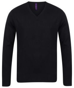 MEN'S 12GG V-NECK JUMPER