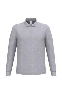 MEN'S PIQUE LONG-SLEEVES POLO SHIRT - Img 2
